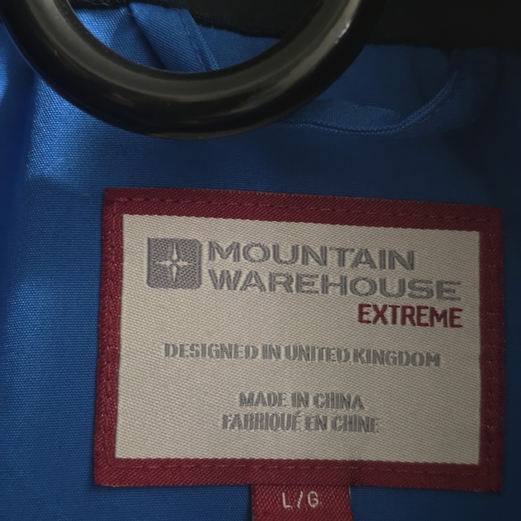 Men's Blue Ski & Snowboard Jacket - Picture 3 of 4